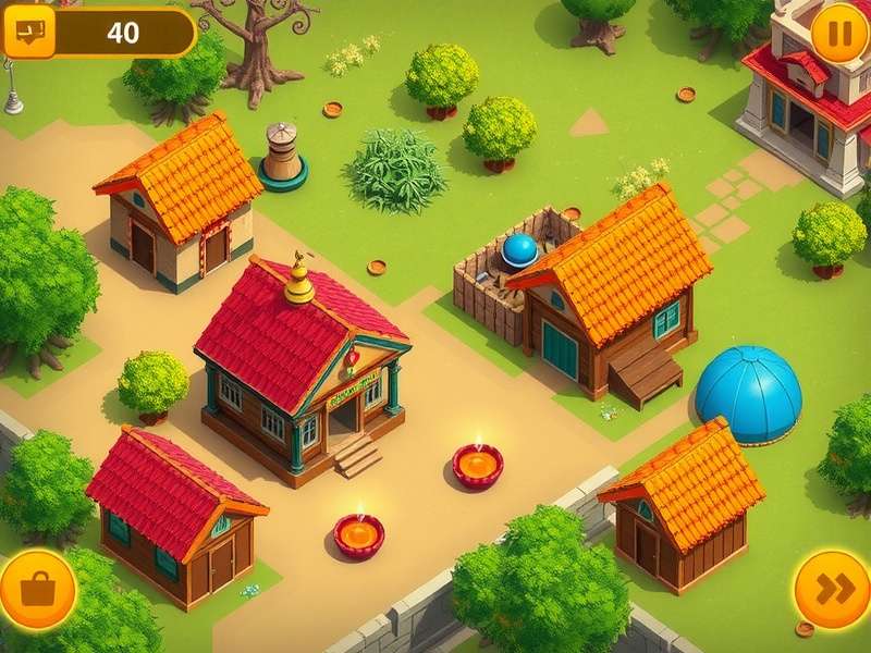 Township Rural Escape factory production and resource management